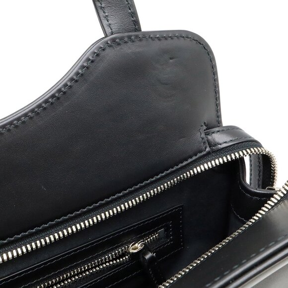 GUCCI Black Leather Shoulder Bag - Picture 9 of 10